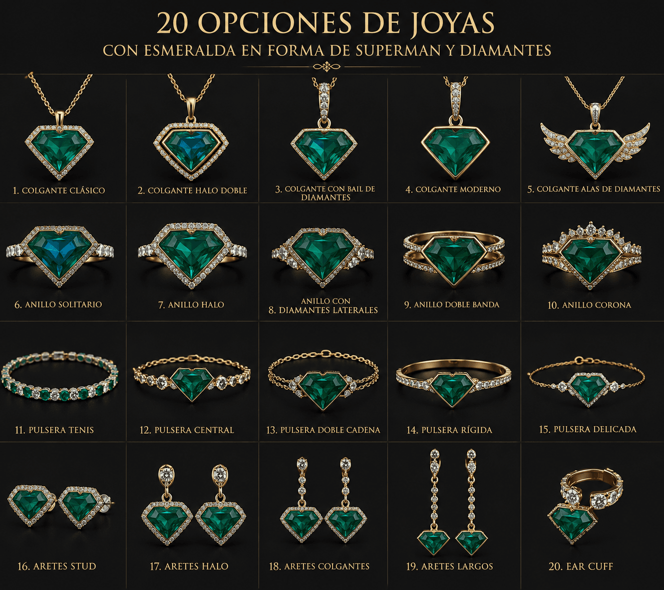 Joyas Forma Superman